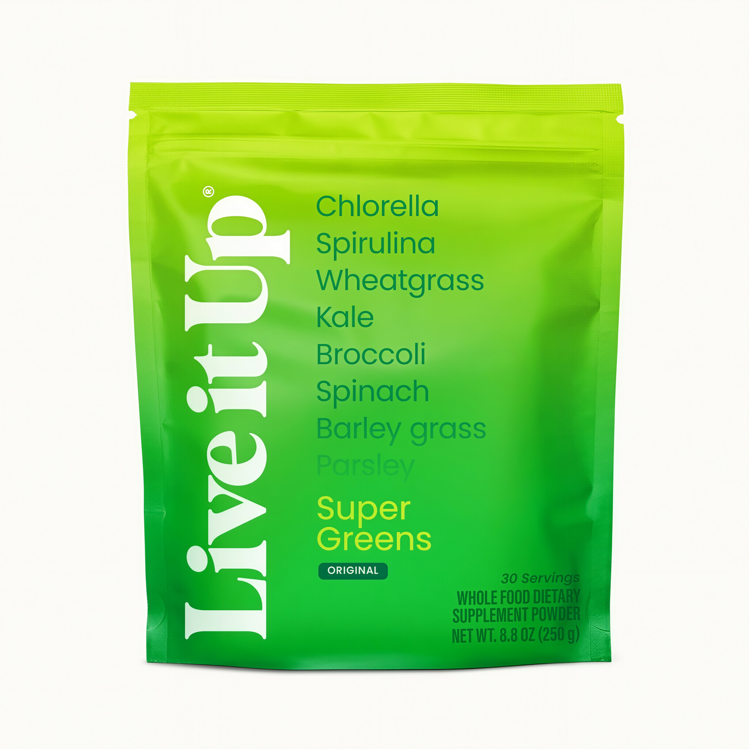 Live it Up Super Greens: Best All-Natural Greens Powder for Daily Health