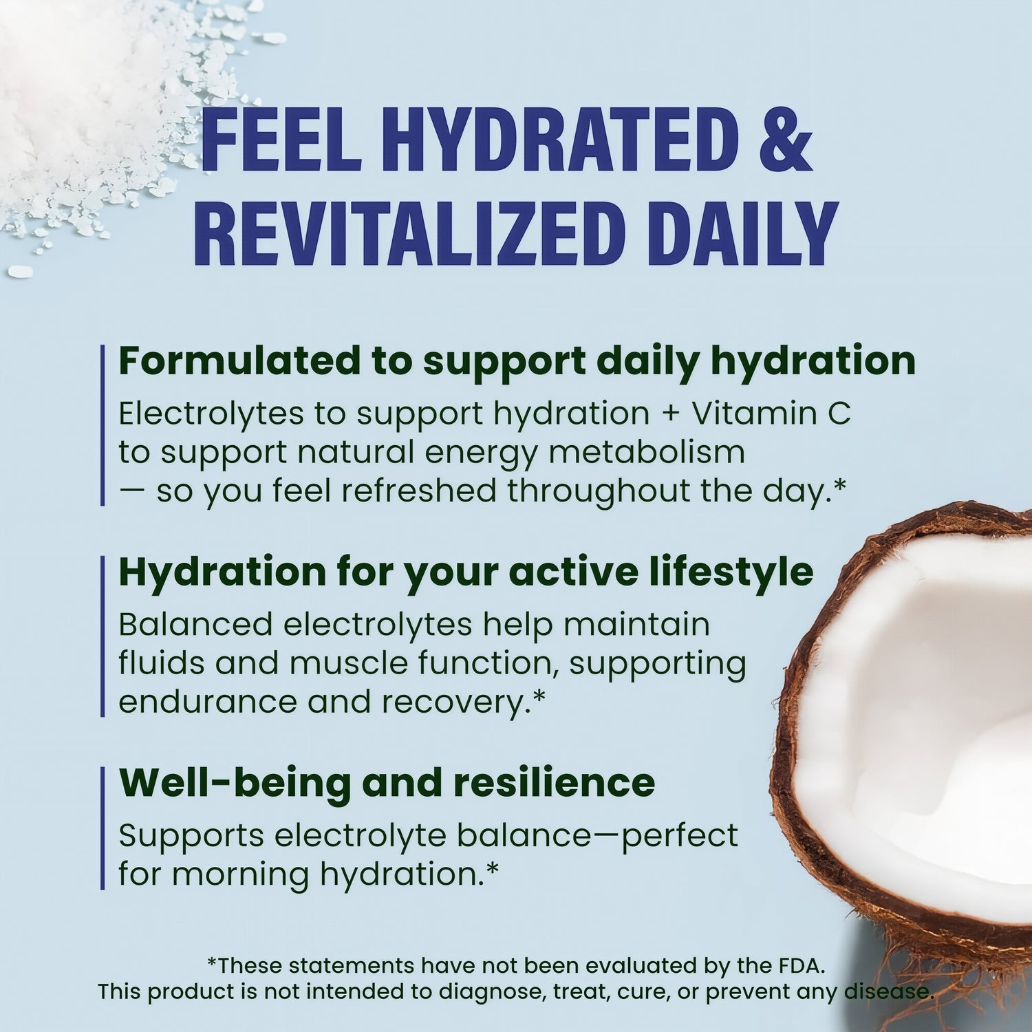 Live it Up Vital Minerals: Electrolyte Powder for Daily Hydration